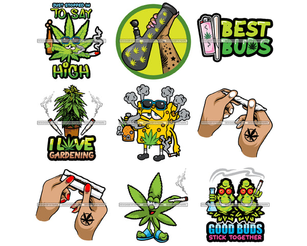 Mega Bundle 1000+Ganja Designs Mary Jane 420 Grass Weed Marijuana Cannabis Pot Blunt Joint Herbs Deigns Sublimation SVG PNG JPG Cutting Files  SVG PNG JPG Cutting Designs Silhouette Sublimation Designs