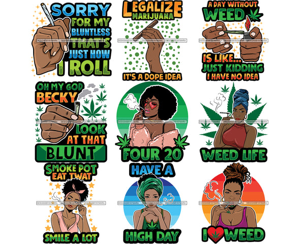 Mega Bundle 1000+Ganja Designs Mary Jane 420 Grass Weed Marijuana Cannabis Pot Blunt Joint Herbs Deigns Sublimation SVG PNG JPG Cutting Files  SVG PNG JPG Cutting Designs Silhouette Sublimation Designs