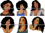 Free Bundle 10k Facebook Members Afro Woman Super Melanin SVG Files For Cutting and More!