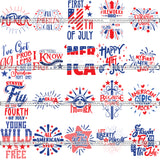 Bundle 20 Designs 4 July Quotes PNG Files For Print