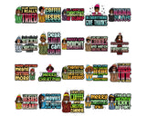 Bundle 80 Afro Lola Winter Merry Christmas Santa Quotes .SVG Cutting Files For Silhouette and Cricut and More!