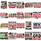 Super Bundle More Than 90 Afro Woman God Lord Life Quotes SVG Cutting Files For Silhouette and Cricut and More!