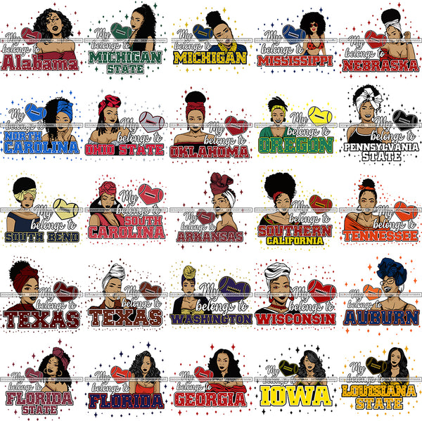 Super Special Football Bundle 120 SVG Files For Cutting and More.