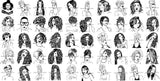Special Bundle 50 Afro Beautiful Woman SVG Only For $10.99 Cutting Files For Silhouette and Cricut
