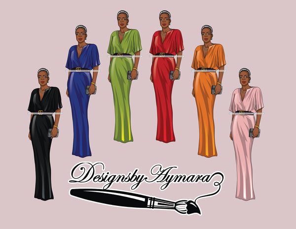 Bundle 72 Classy Afro Woman African American Goddess SVG PNG JPG Cutting Files