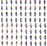 Special Bundle 80 Lola Afro Beautiful Black Proud Woman .SVG Cutting Files For Silhouette and Cricut and More!