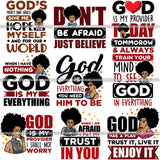 Super Bundle More Than 90 Afro Woman God Lord Life Quotes SVG Cutting Files For Silhouette and Cricut and More!