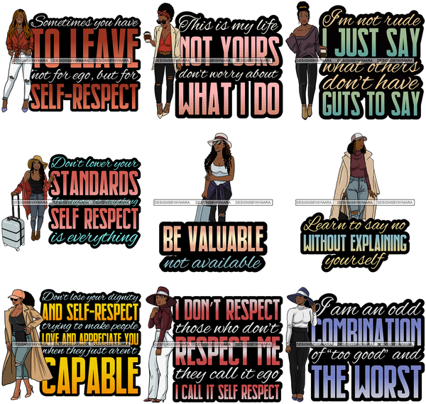 Super Bundle 81 Life Bad Ass Woman Quotes Sexy Fashion Goddess Glamour .SVG Cutting Files