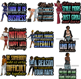 Super Bundle 81 Life Bad Ass Woman Quotes Sexy Fashion Goddess Glamour .SVG Cutting Files