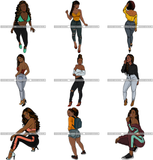 Super Bundle 81 Sexy Fashion Woman Goddess Glamour .SVG Cutting Files