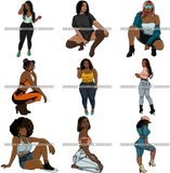 Super Bundle 81 Sexy Fashion Woman Goddess Glamour .SVG Cutting Files