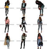 Super Bundle 81 Sexy Fashion Woman Goddess Glamour .SVG Cutting Files