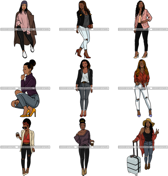Super Bundle 81 Sexy Fashion Woman Goddess Glamour .SVG Cutting Files