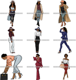 Super Bundle 81 Sexy Fashion Woman Goddess Glamour .SVG Cutting Files
