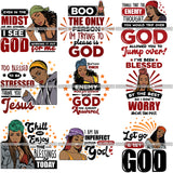 Super Bundle More Than 90 Afro Woman God Lord Life Quotes SVG Cutting Files For Silhouette and Cricut and More!
