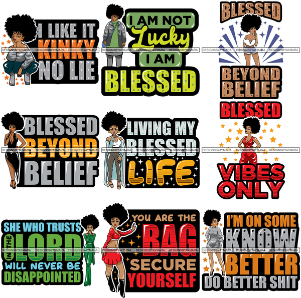 Super Bundle 81 Life Bad Ass Lola Life Quotes .SVG Cutting Files