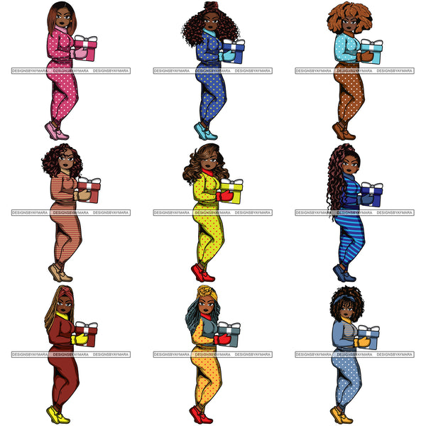 Big Bundle 60 Afro Lola Thick Proud BBW Super Bundle 60 .SVG Cutting Files For Silhouette and Cricut and More!