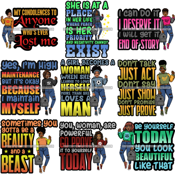 Super Bundle 81 Life Bad Ass Lola Life Quotes .SVG Cutting Files