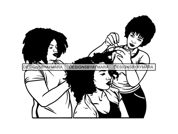 Hair Stylish SVG Beauty Salon Woman Goddess Fabulous Queen Diva Classy Lady .SVG .PNG .JPG Vector Clipart SVG PNG JPG EPS Circuit Cricut Cutting Cut