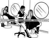 Hair Stylish SVG Beauty Salon Woman Goddess Fabulous Queen Diva Classy Lady .SVG .PNG .JPG Vector Clipart SVG PNG JPG EPS Circuit Cricut Cutting Cut