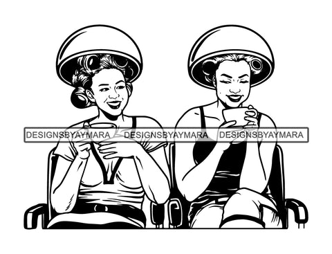 Hair Stylish SVG Beauty Salon Woman Goddess Fabulous Queen Diva Classy Lady .SVG .PNG .JPG Vector Clipart SVG PNG JPG EPS Circuit Cricut Cutting Cut