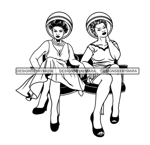 Hair Stylish SVG Beauty Salon Woman Goddess Fabulous Queen Diva Classy Lady .SVG .PNG .JPG Vector Clipart SVG PNG JPG EPS Circuit Cricut Cutting Cut