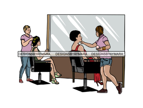 Beauty Salon Hair Stylish Woman Goddess Fabulous Queen Diva Classy Lady .SVG .PNG .JPG Vector Clipart Not For Cutting