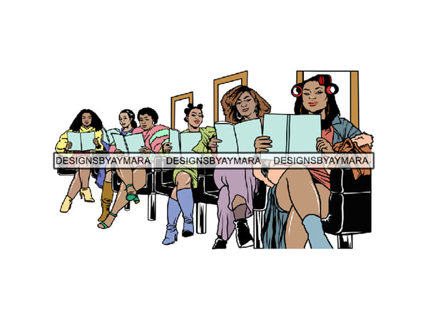 Beauty Salon Hair Stylish Woman Goddess Fabulous Queen Diva Classy Lady .SVG .PNG .JPG Vector Clipart Not For Cutting