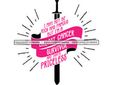 Cancer Awareness Woman Fighting Cancer Quotes PNG Files For Print