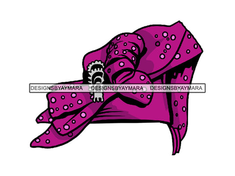 Purple Church Hat Headwrap Turban JPG PNG Clipart Cricut Silhouette Cut Cutting