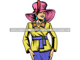 Classy Church Lady Black Woman SVG African American Ethnicity Fabulous Glamorous Old school Hat  Queen Diva Beautiful People Princess