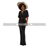 Bundle 5 Classy Afro Lady Fashion African American Woman PNG JPG Clipart
