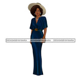 Bundle 5 Classy Afro Lady Fashion African American Woman PNG JPG Clipart