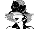 Classy Woman SVG Church Lady Nubian Beauty Salon Make Up Fashion Model Queen Diva Classy Lady Princess  .SVG .EPS .PNG Vector Clipart Cricut Circuit Cut Cutting