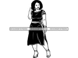 Classy Lady SVG Cut Files For Silhouettes and Cricut