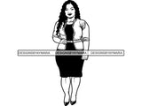 Classy Lady SVG Cut Files For Silhouettes and Cricut