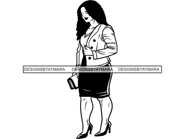 Classy Lady SVG Cut Files For Silhouettes and Cricut