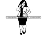 Classy Lady SVG Cut Files For Silhouettes and Cricut