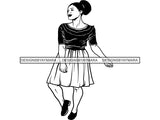 Classy Lady SVG Cut Files For Silhouettes and Cricut