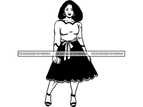 Classy Lady SVG Cut Files For Silhouettes and Cricut