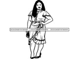 Classy Lady SVG Cut Files For Silhouettes and Cricut