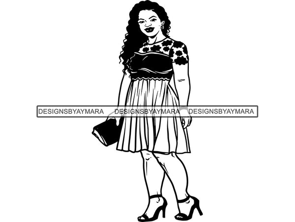 Classy Lady SVG Cut Files For Silhouettes and Cricut