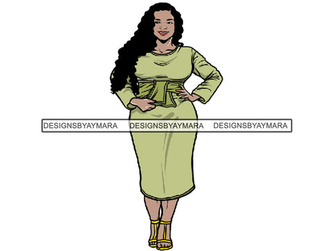 Classy Lady PNG File For Print