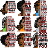 Bundle 20 Afro Woman Half Face God Lord Inspirational Quotes Black Girl Magic Melanin Popping Classy Lady SVG JPG PNG Cutting Files For Silhouette Cricut and More