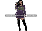 Beautiful Woman Sexy Goddess Fabulous Stylish Queen Diva Classy Lady .JPG SVG .PNG With A Transparent Background  Vector Clipart Not For Cutting
