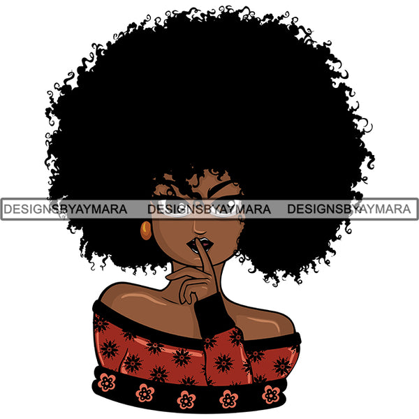 Afro Lola Boss Lady Quotes SVG Cutting Files For Silhouette Cricut and More