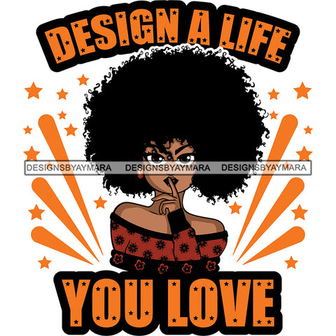 Afro Lola Life Quotes SVG Files For Cutting and More