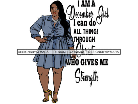 December Birthday Queen Goddess Divas Classy Lady God Quotes .SVG .EPS .PNG Vector Clipart Perfect For Printing Not For Cutting