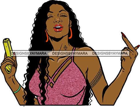 Ghetto Babe Street Girl Funky Girl Woman Face Urban Swag Hip Hop Girl .SVG Cutting Files For Silhouette Cricut and More!
