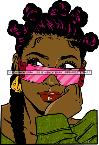 Ghetto Babe Street Girl Funky Girl Woman Face Urban Swag Hip Hop Girl .SVG Cutting Files For Silhouette Cricut and More!